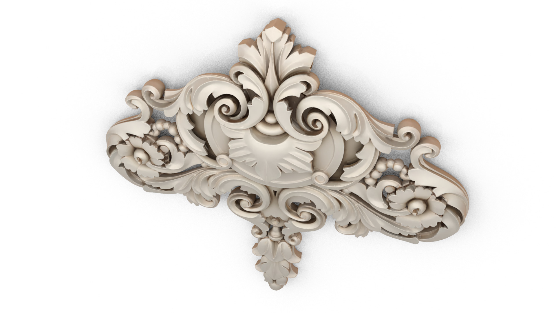 carved classic decorative ornament cnc 3d printing stl 12 3D model_3