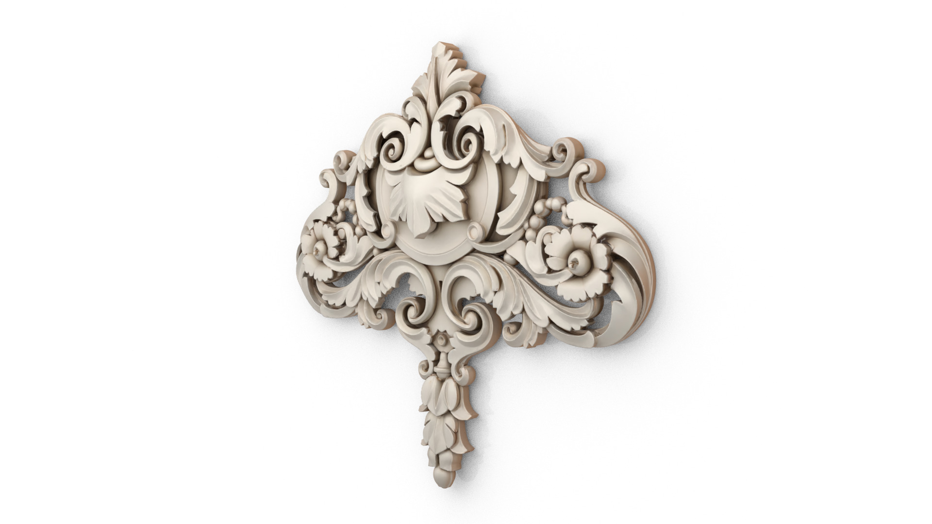 carved classic decorative ornament cnc 3d printing stl 12 3D model_1