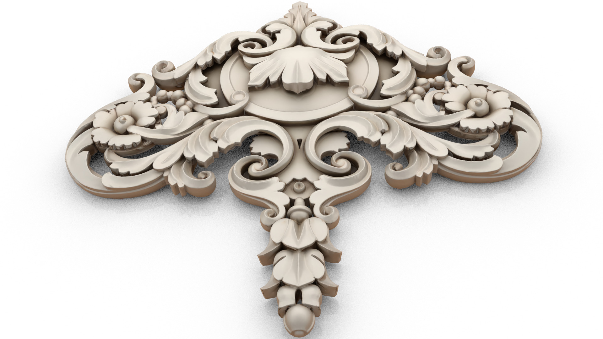 carved classic decorative ornament cnc 3d printing stl 12 3D model_4