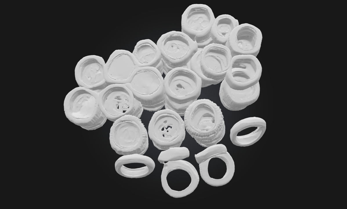 Tire Rainbow  Upcycled Joy for Playgrounds and Gardens 3D model_6