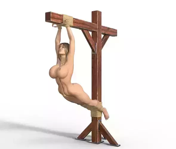  angelina tied pleasure shibari 3D print model