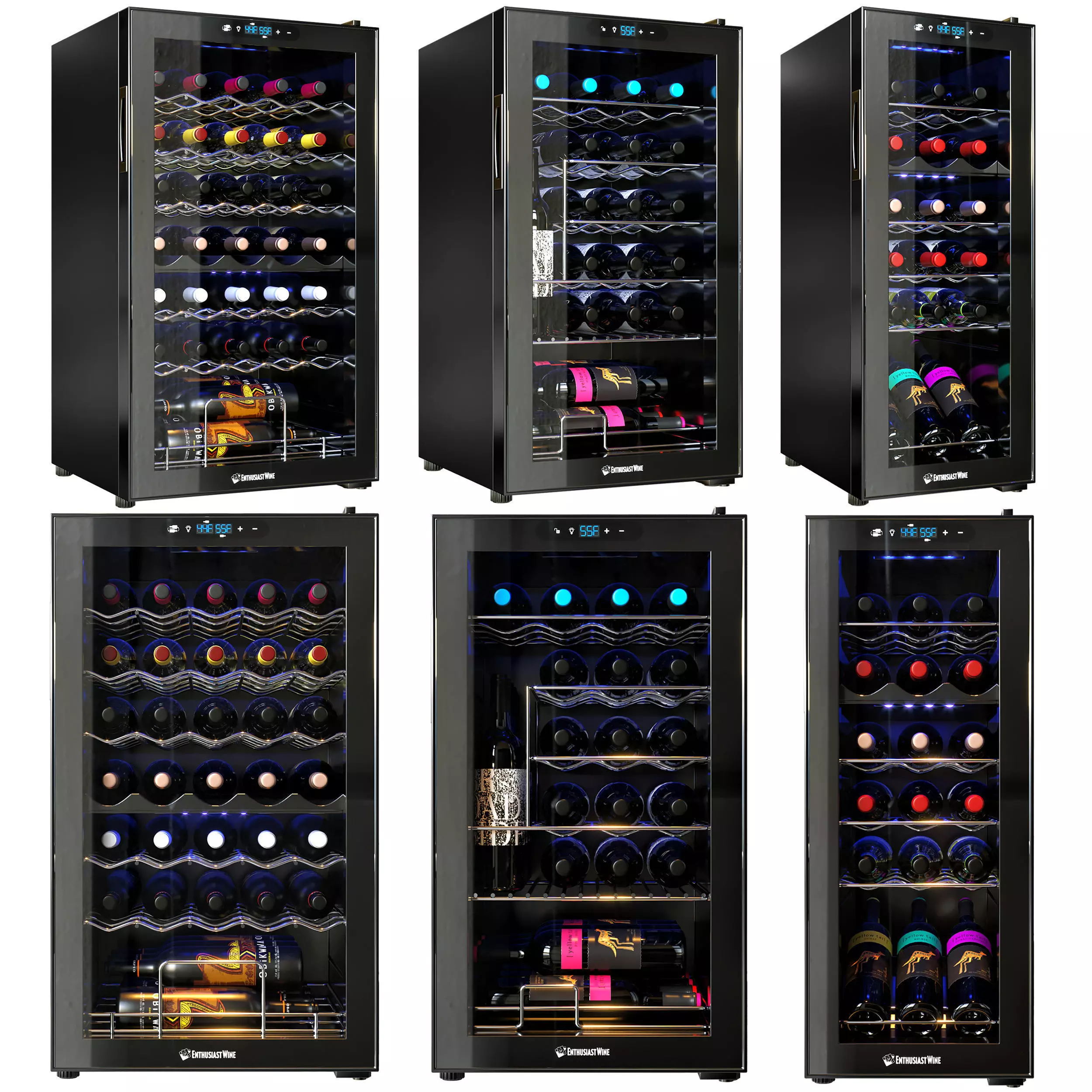 Wine Enthusiast MAX Compressor fridge set S 3D model