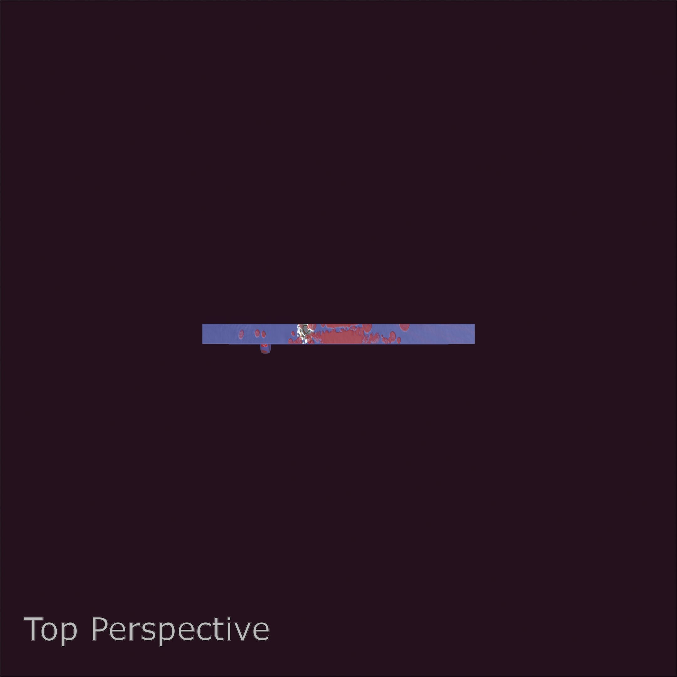 Bloody Prison Door with Bullet Holes and Handprints 3D model_7