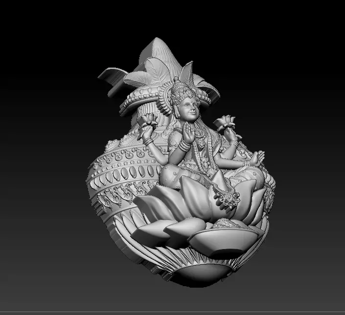 Laxmi Mata 3D print model 3D print model_22