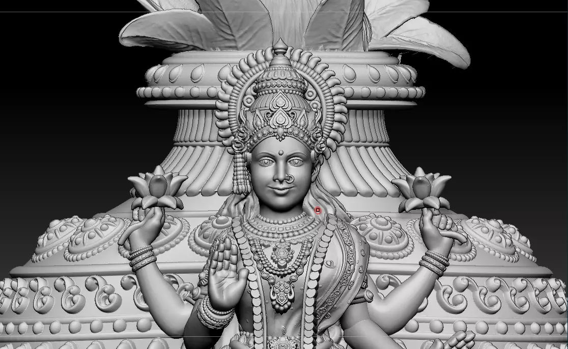 Laxmi Mata 3D print model 3D print model_1