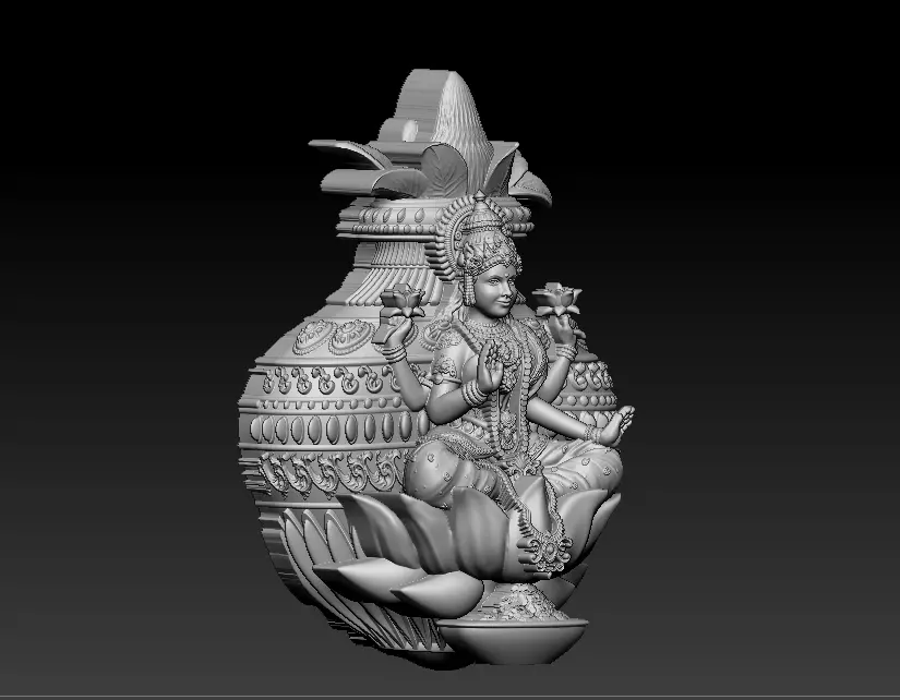 Laxmi Mata 3D print model 3D print model_11