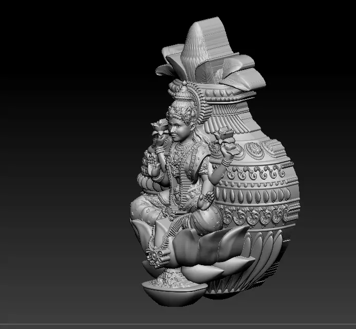 Laxmi Mata 3D print model 3D print model_15