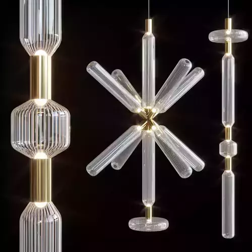 cipher pendant light S 3D model