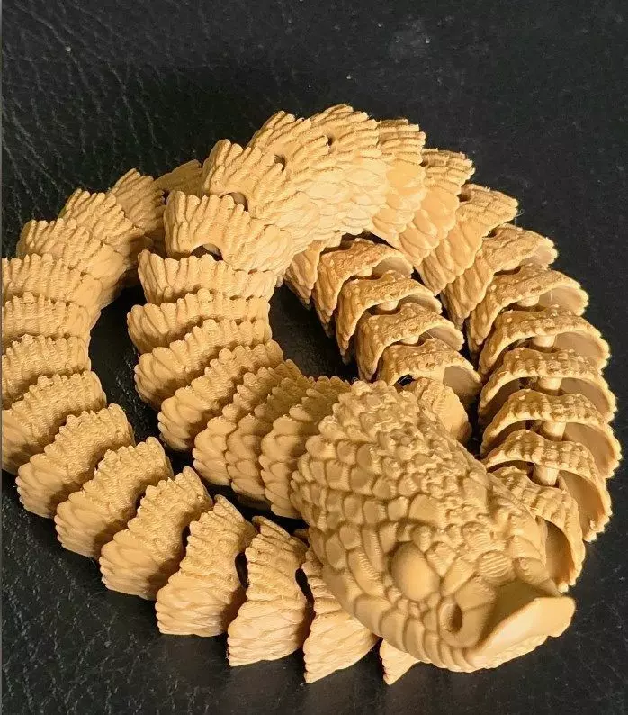 Articulated Snake 3D print model_0