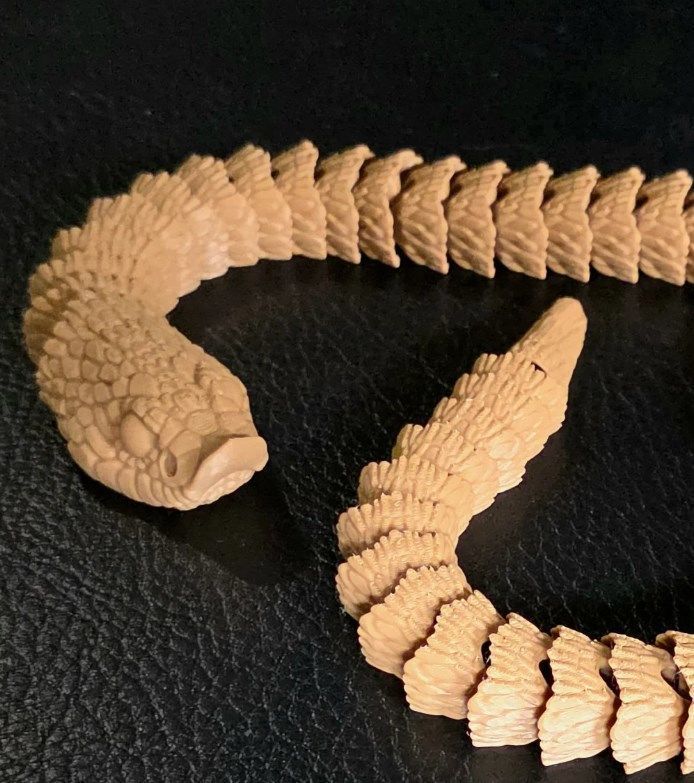 Articulated Snake 3D print model_1