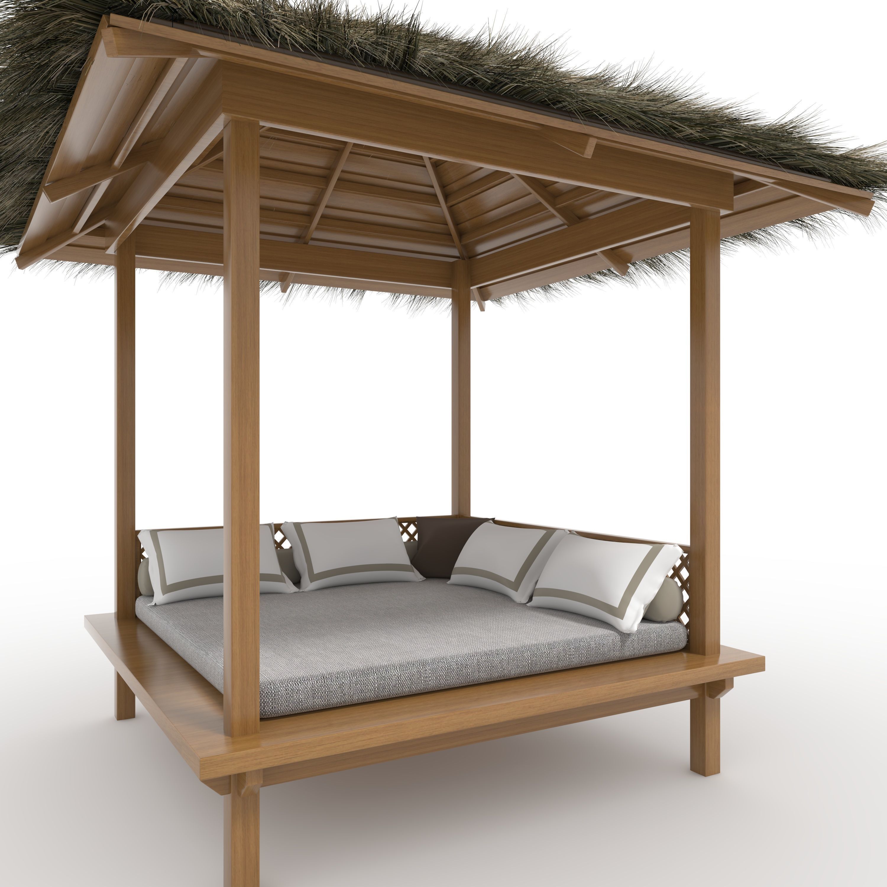 Poolside Cabana 11 3D model_10