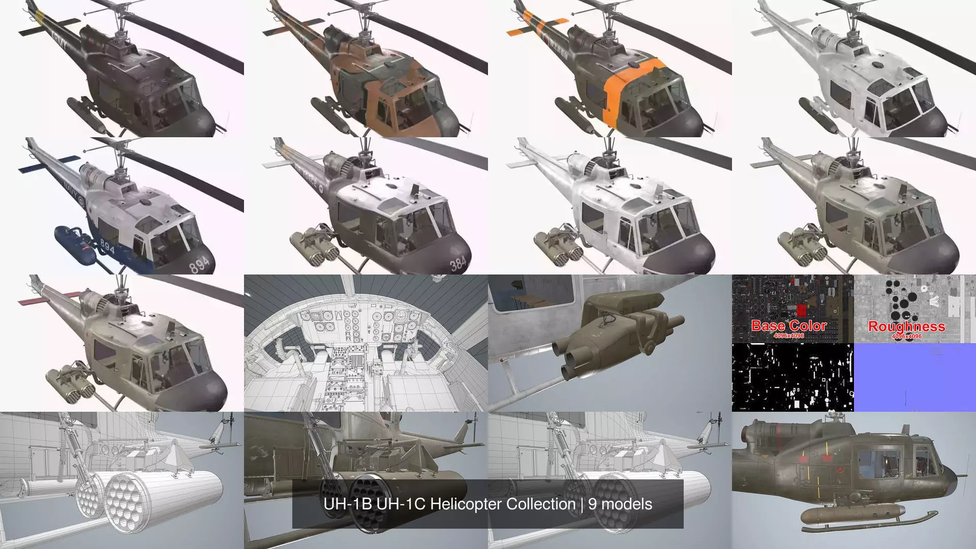 UH-1B UH-1C Helicopter Collection _1
