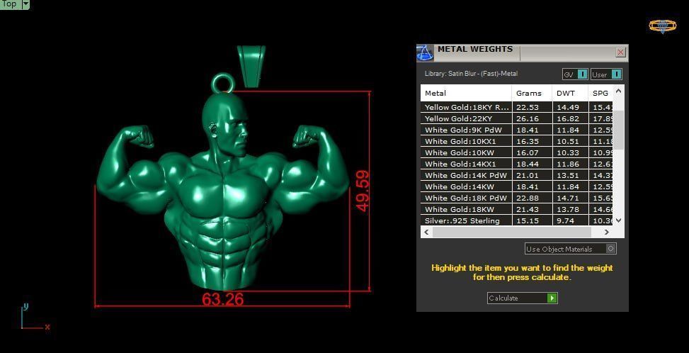 Bodybuilder 3D print model_3