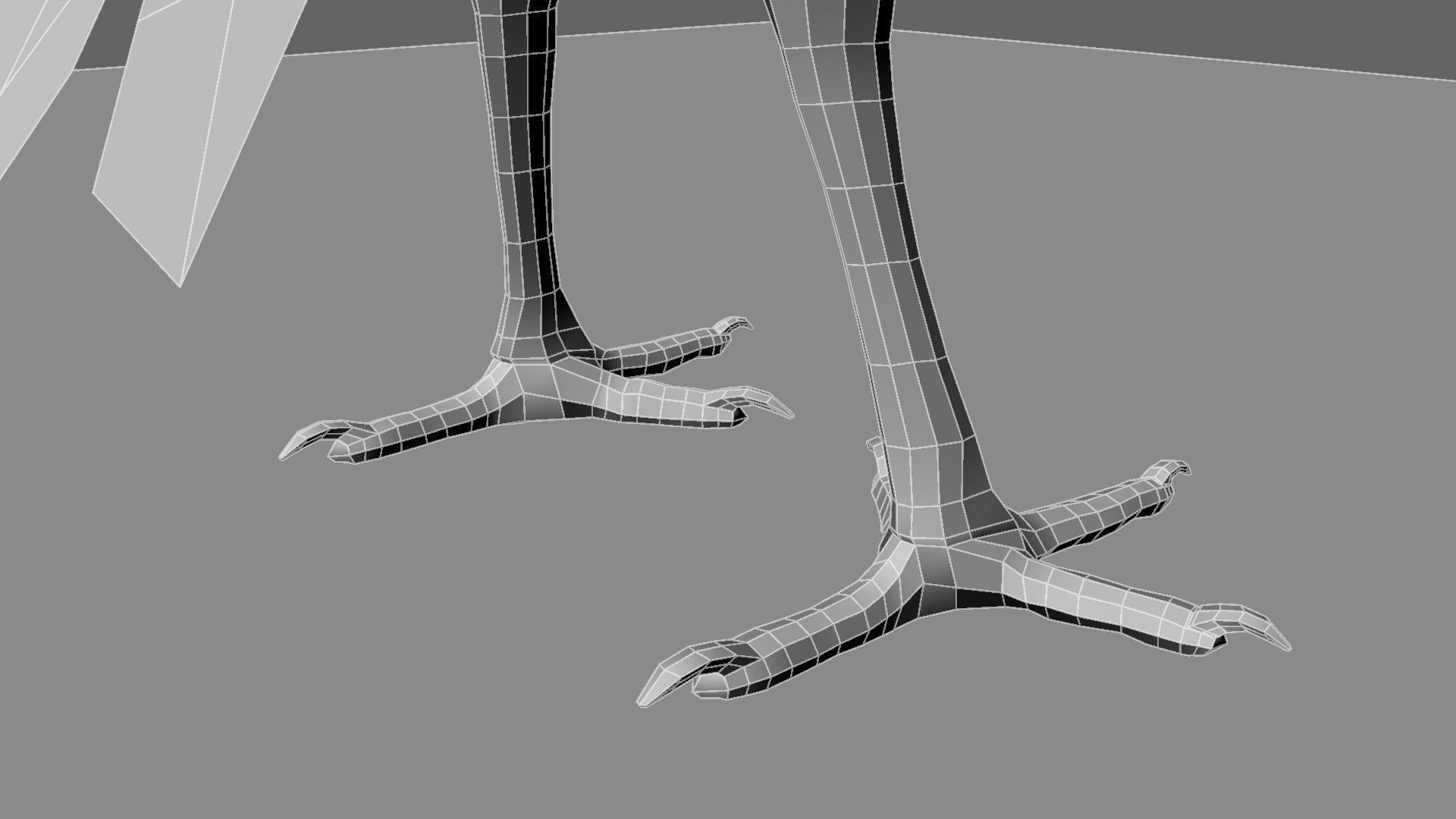 Scarlet-ibis Rigged 3D model_25