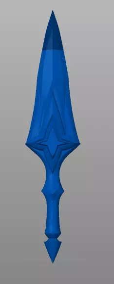 LOL - Star Guardian Akali Kama and Kunai - League Of Legends 3D print model_4