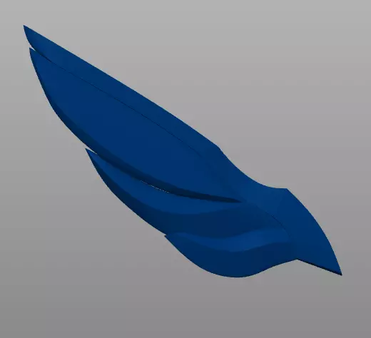 LOL - Star Guardian Akali Kama and Kunai - League Of Legends 3D print model_9