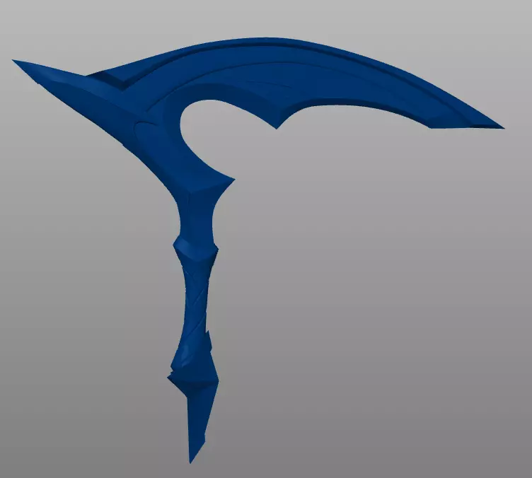 LOL - Star Guardian Akali Kama and Kunai - League Of Legends 3D print model_7