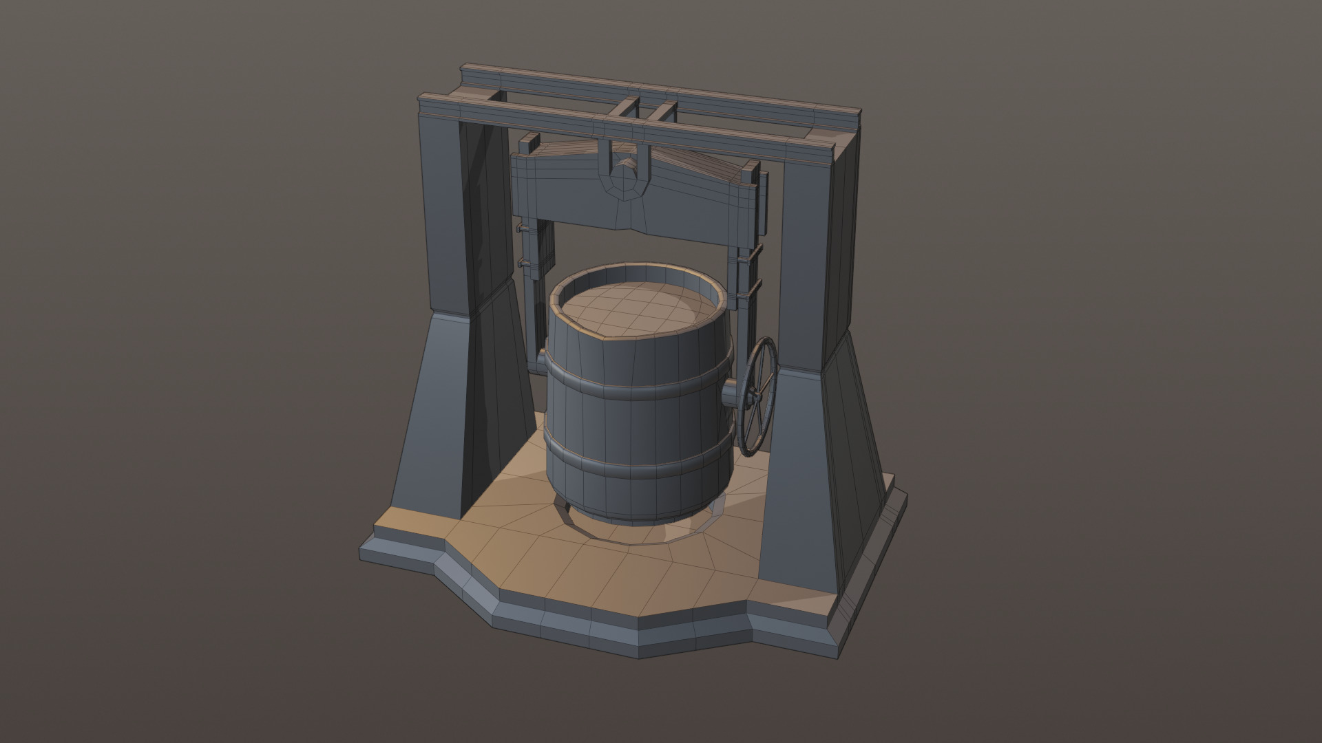 Foundry Low-poly 3D model_11