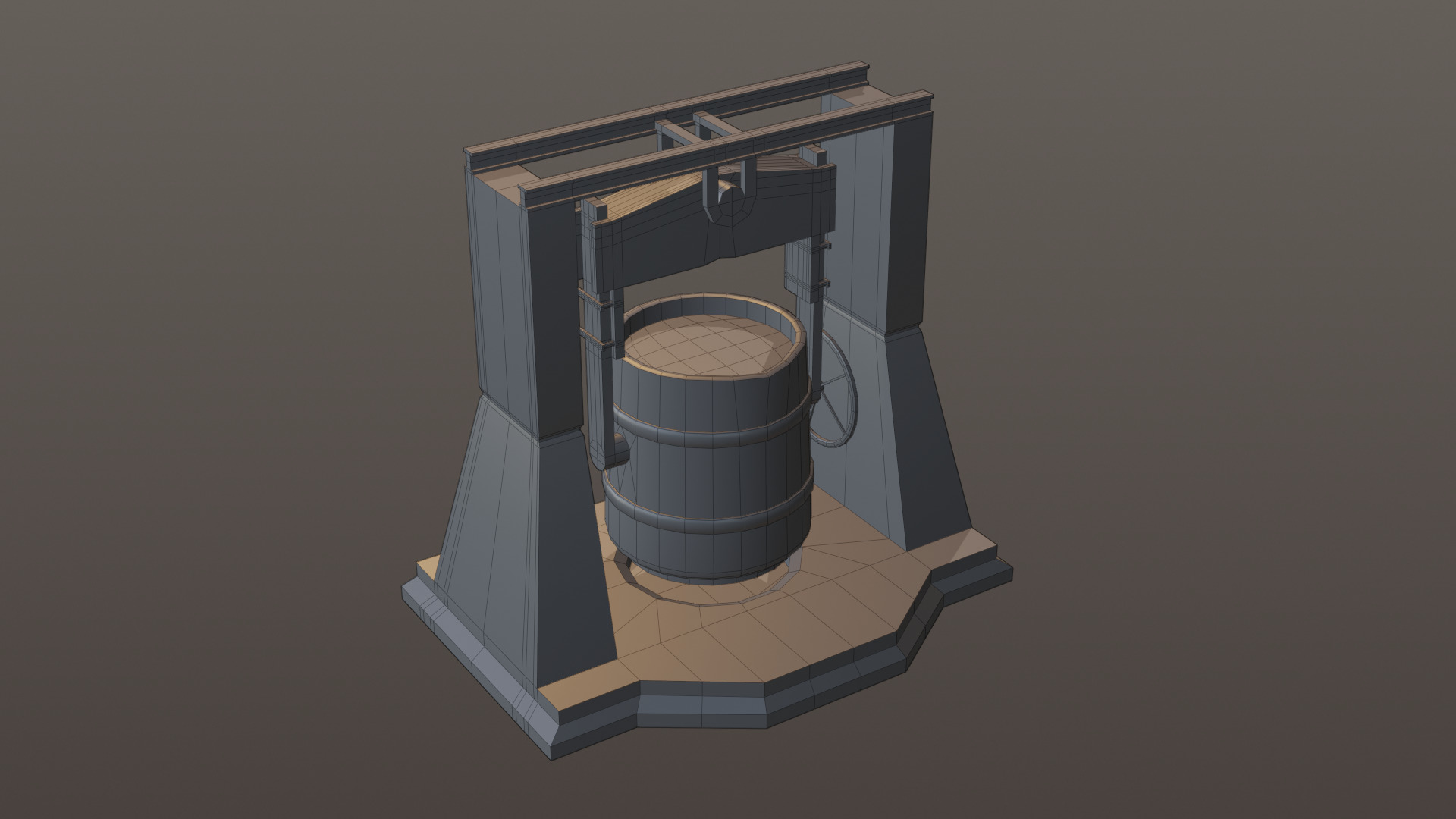 Foundry Low-poly 3D model_10