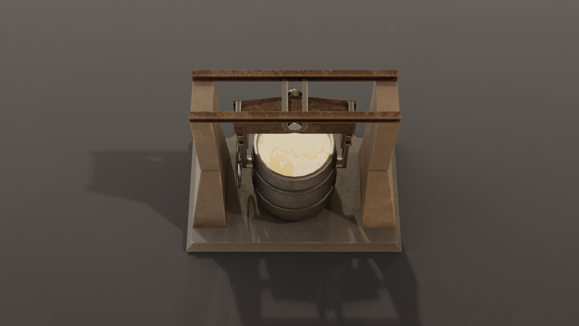 Foundry Low-poly 3D model_7