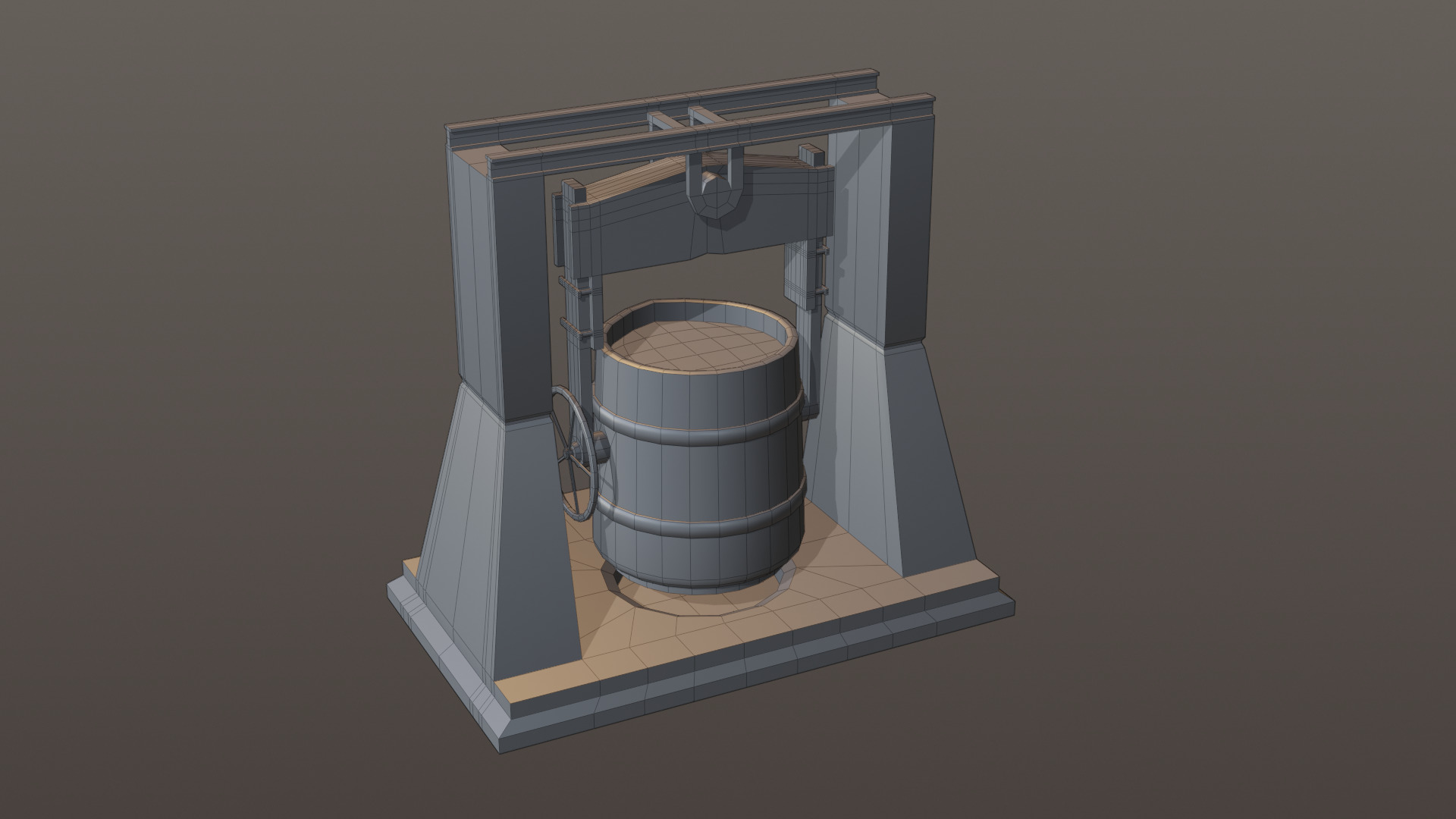 Foundry Low-poly 3D model_12