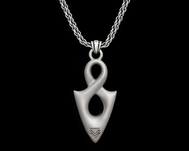 INFINITY PENDANT 3D print model