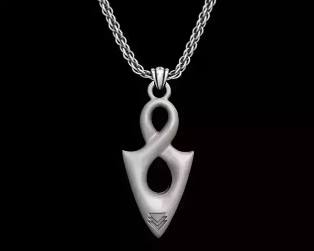 INFINITY PENDANT 3D print model