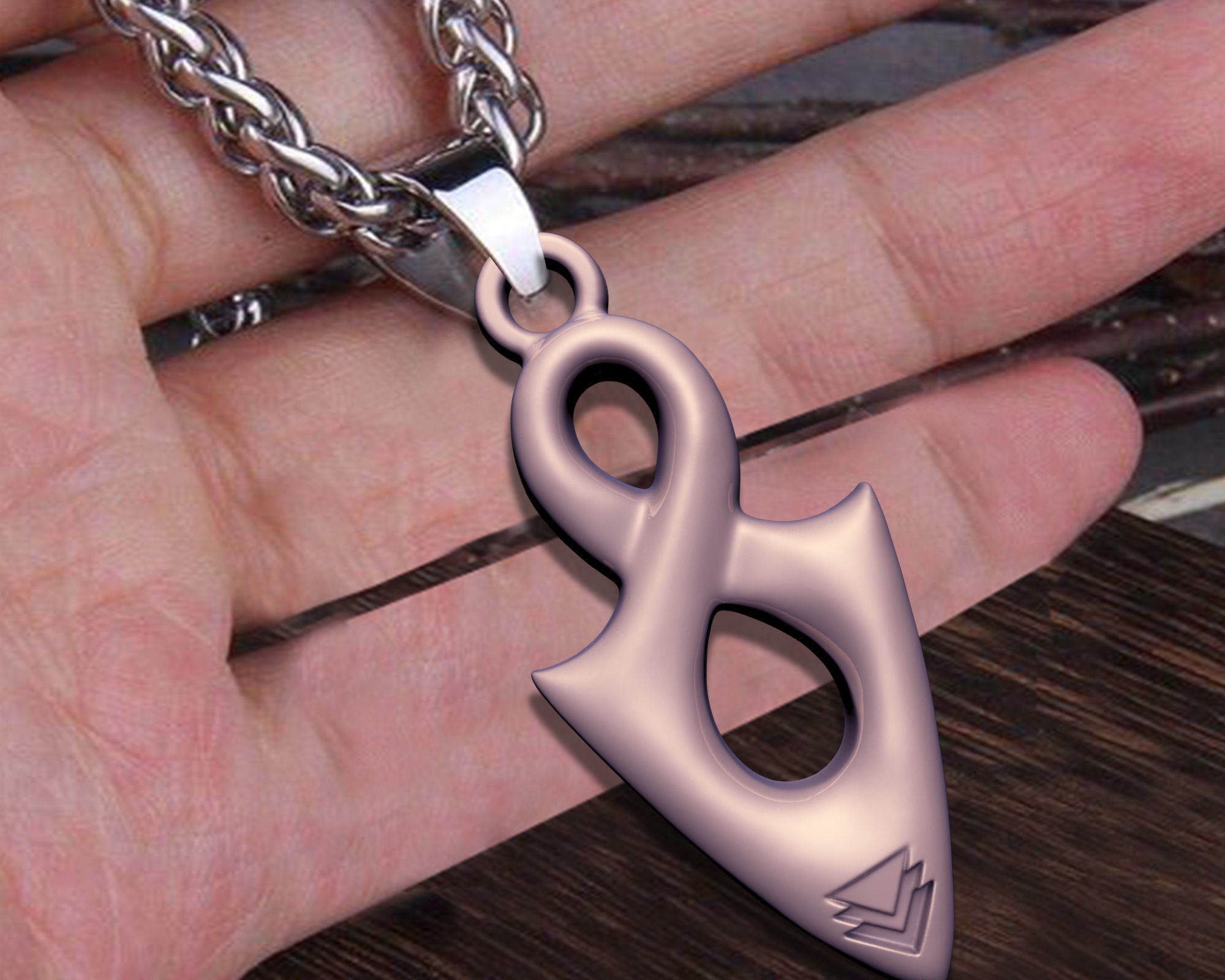 INFINITY PENDANT 3D print model_1