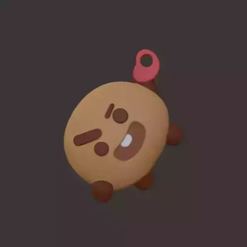 BT21 Keychain Bag Charm - Hanging Shooky