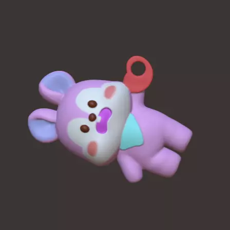 BT21 Keychain Bag Charm - Hanging Mang 3D print model_0