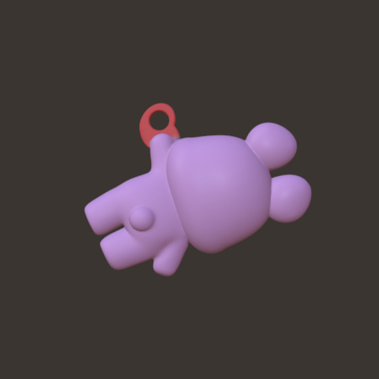 BT21 Keychain Bag Charm - Hanging Mang 3D print model_3