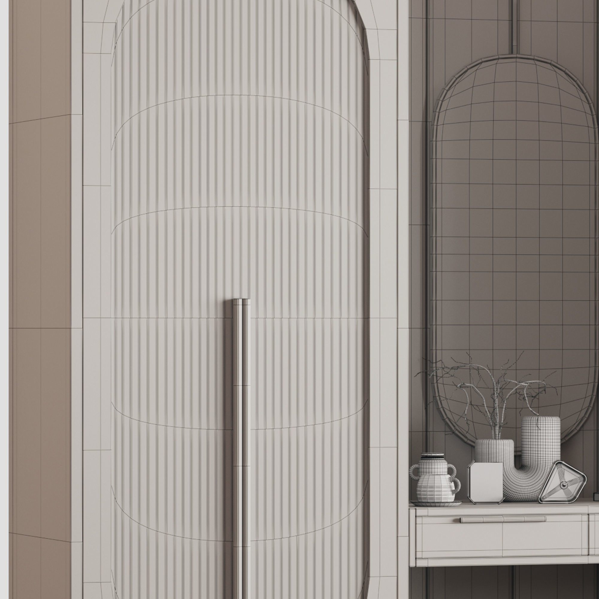 Designing Luxurious Wardrobee 3D model_14