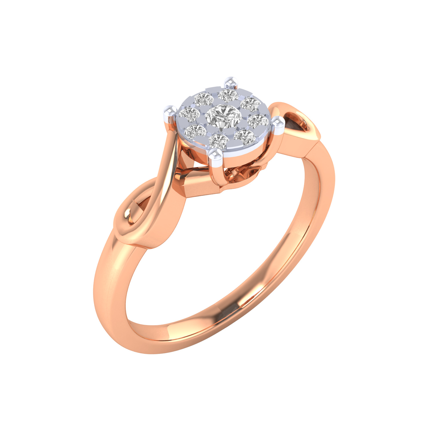 Women Ring Render 3dm STL MTL SLC JCD OBJ FBX Details 3D print model_3