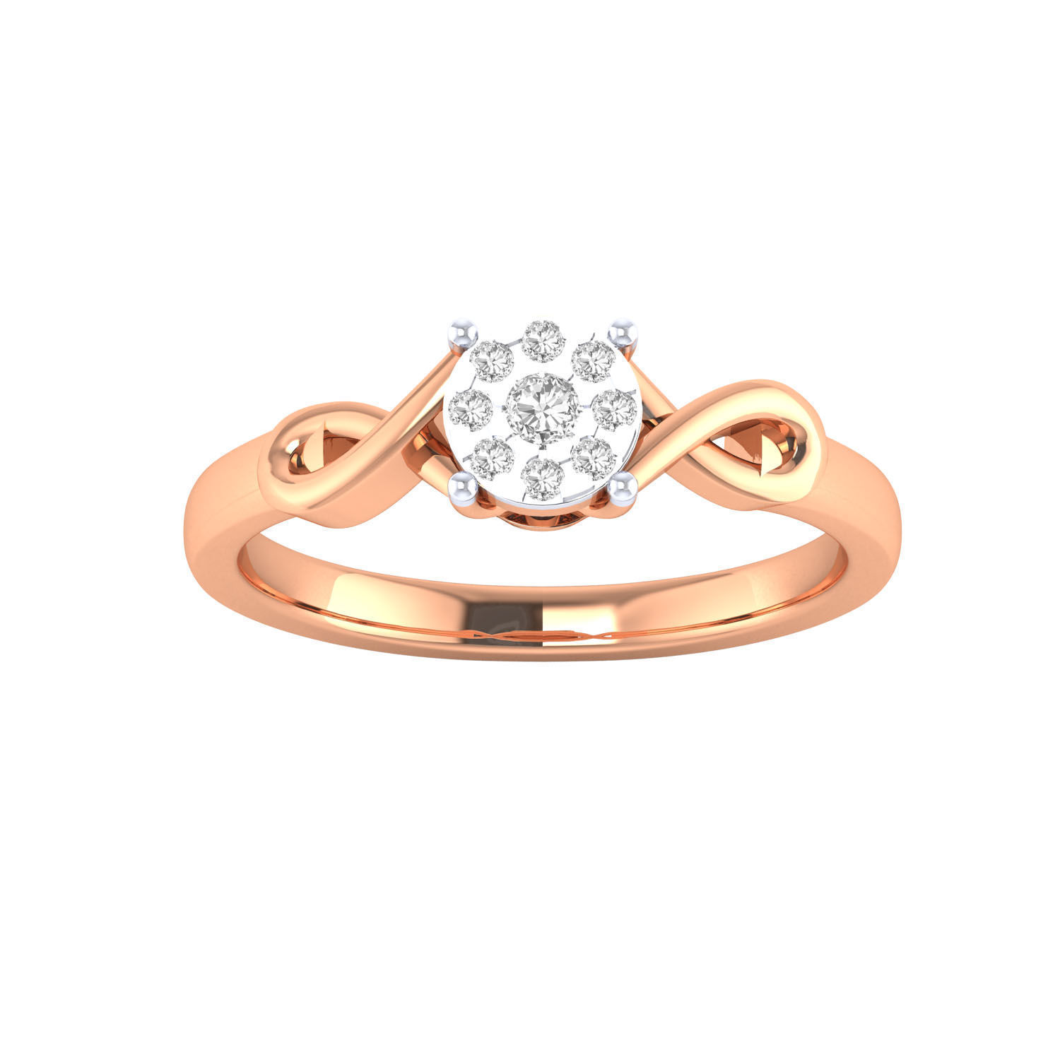 Women Ring Render 3dm STL MTL SLC JCD OBJ FBX Details 3D print model_12