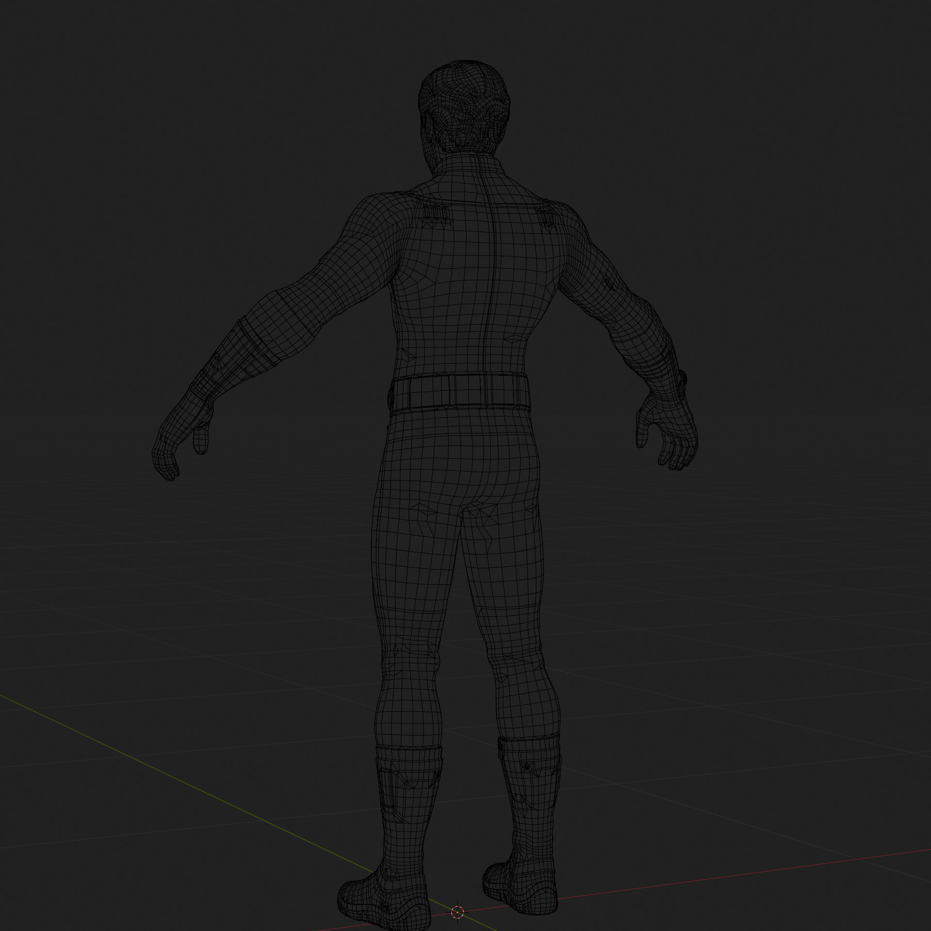Reed Richards 3D Model Fortnite Mr Fantastic Rigged PBR FBX OBJ Low-poly 3D model_16