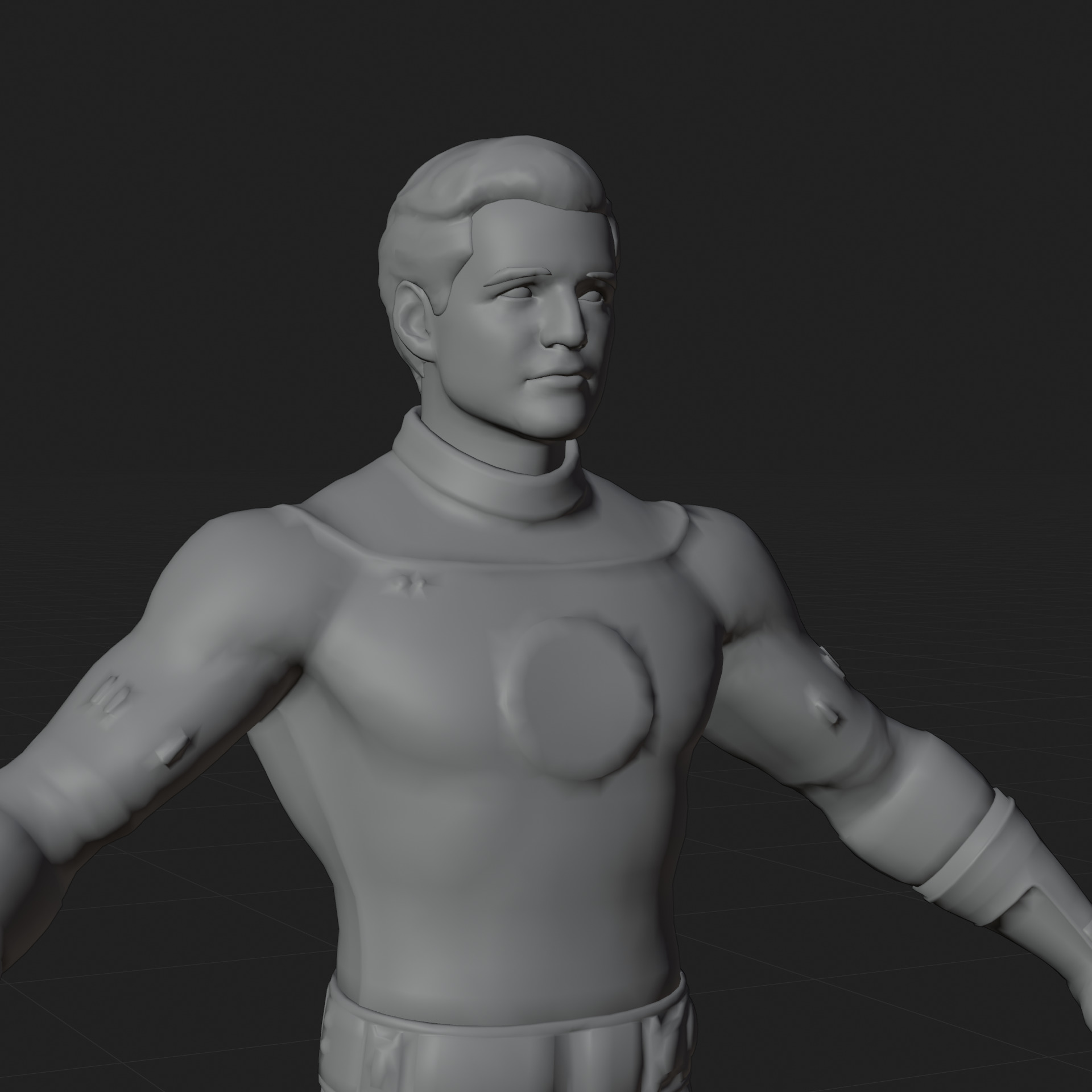 Reed Richards 3D Model Fortnite Mr Fantastic Rigged PBR FBX OBJ Low-poly 3D model_11