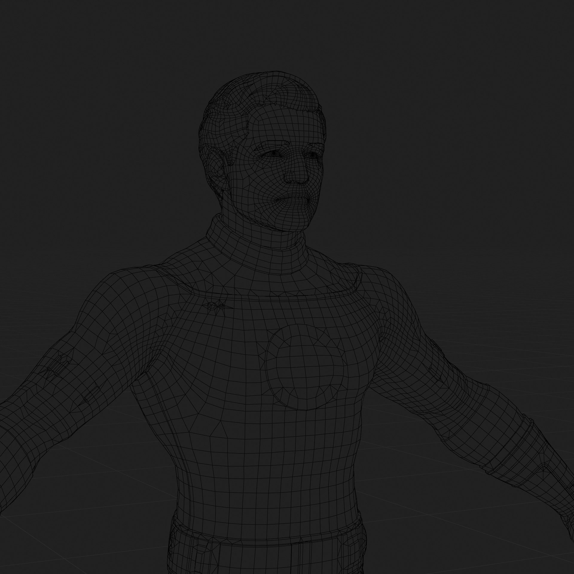 Reed Richards 3D Model Fortnite Mr Fantastic Rigged PBR FBX OBJ Low-poly 3D model_18
