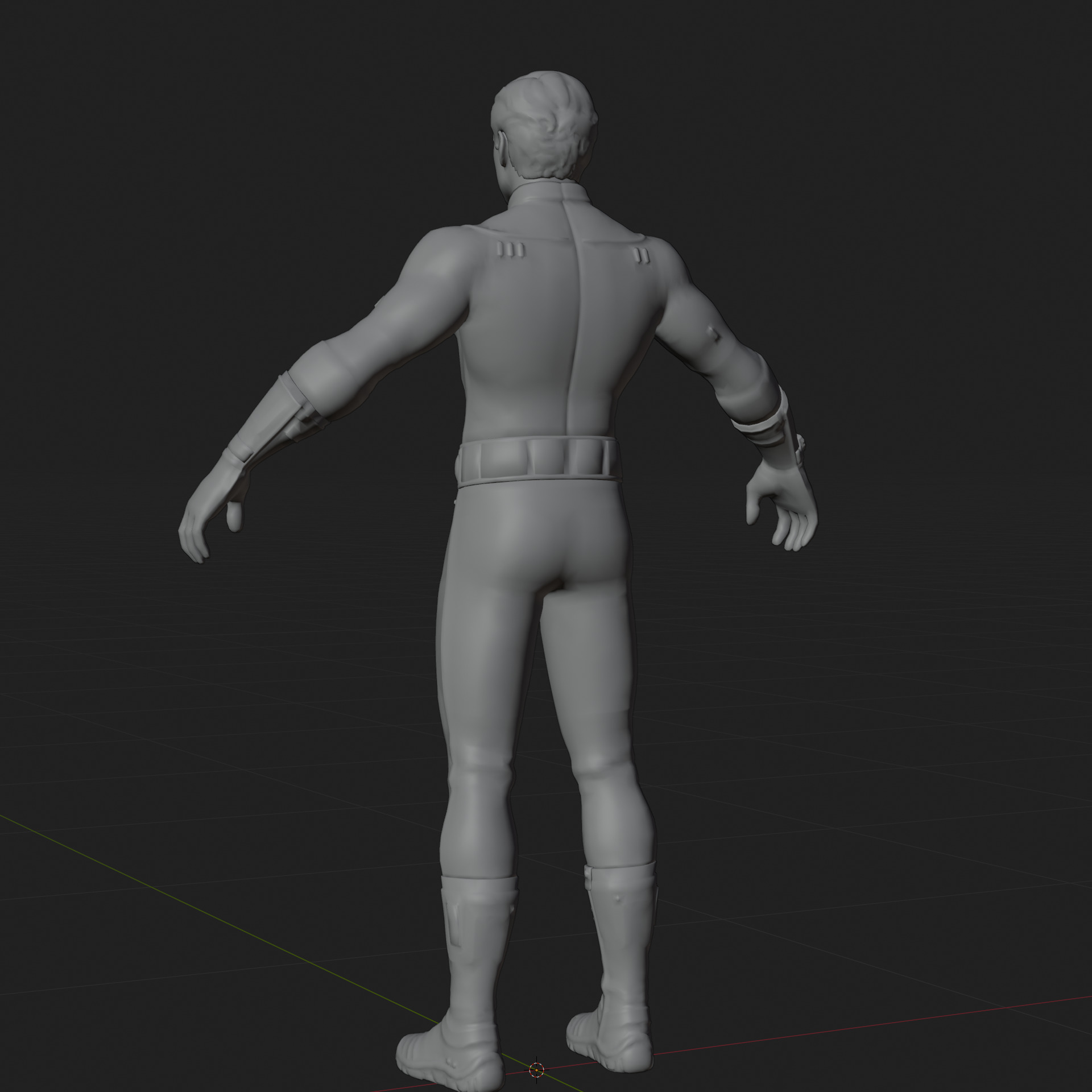 Reed Richards 3D Model Fortnite Mr Fantastic Rigged PBR FBX OBJ Low-poly 3D model_8