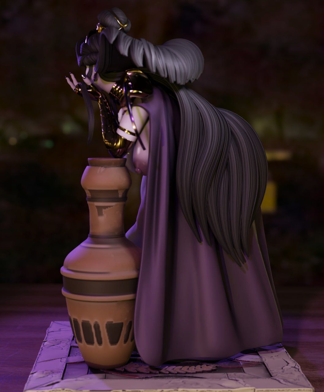 Nyx Goddess of Night Hades NSFW 3D print model_6