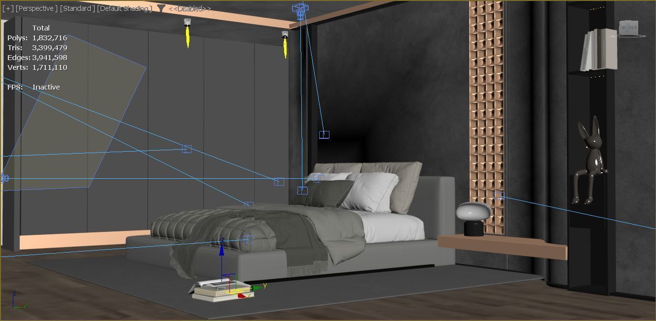 Bed Room 3D model_12