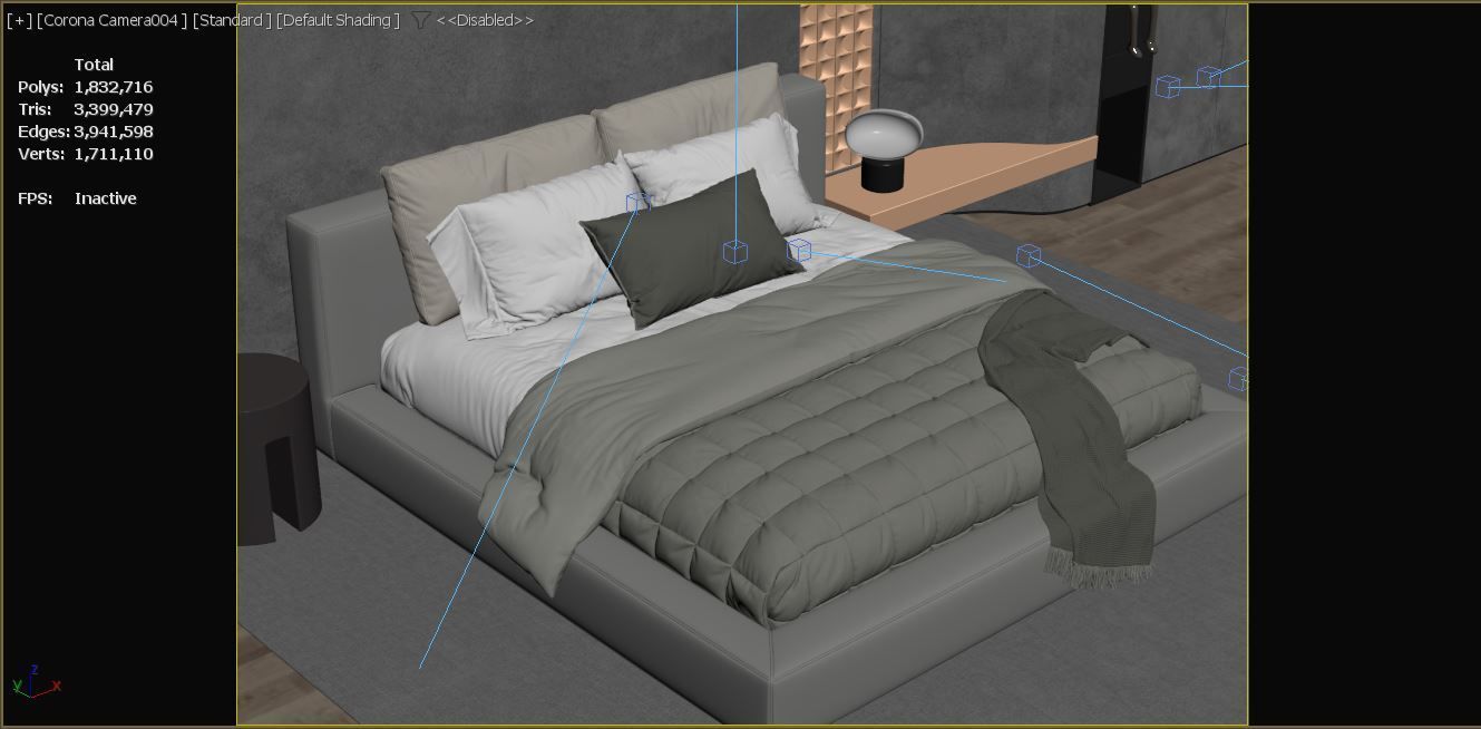 Bed Room 3D model_10