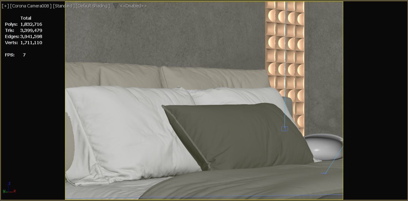 Bed Room 3D model_8