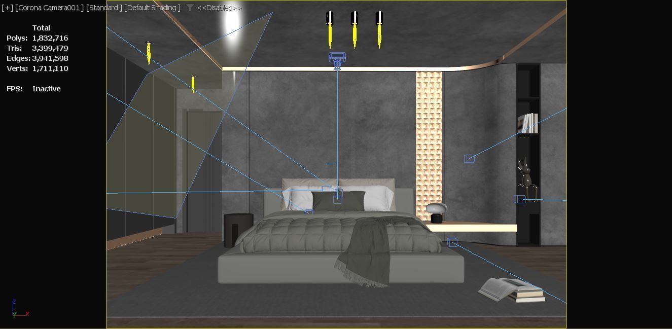 Bed Room 3D model_14