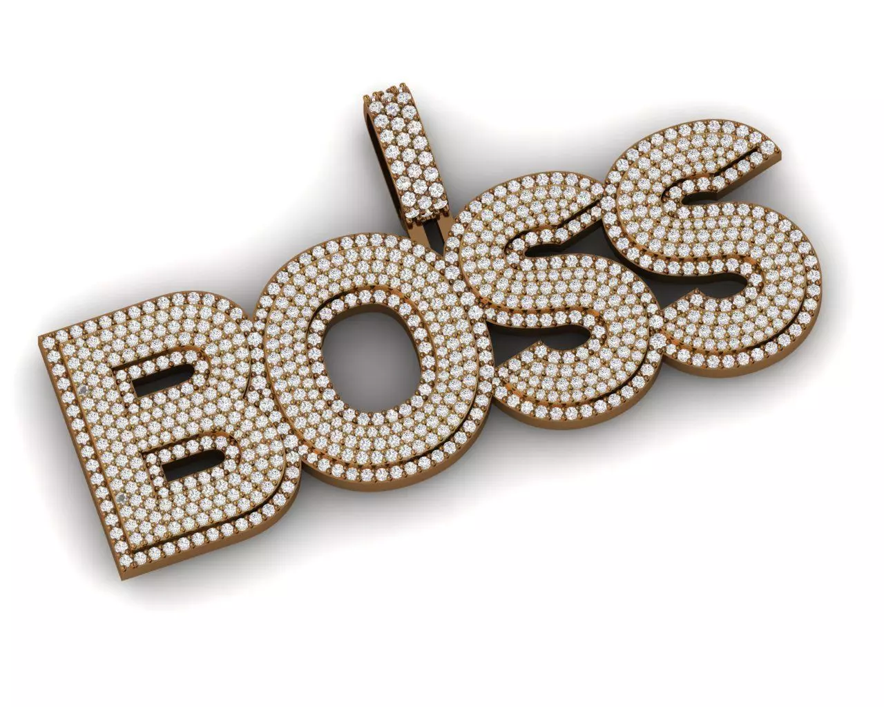  Diamond Pendant  3D print model_0