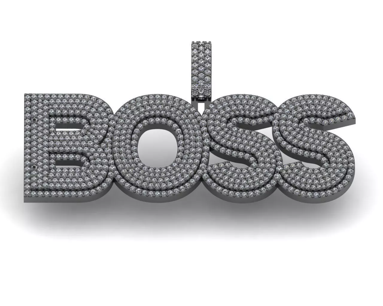  Diamond Pendant  3D print model_4