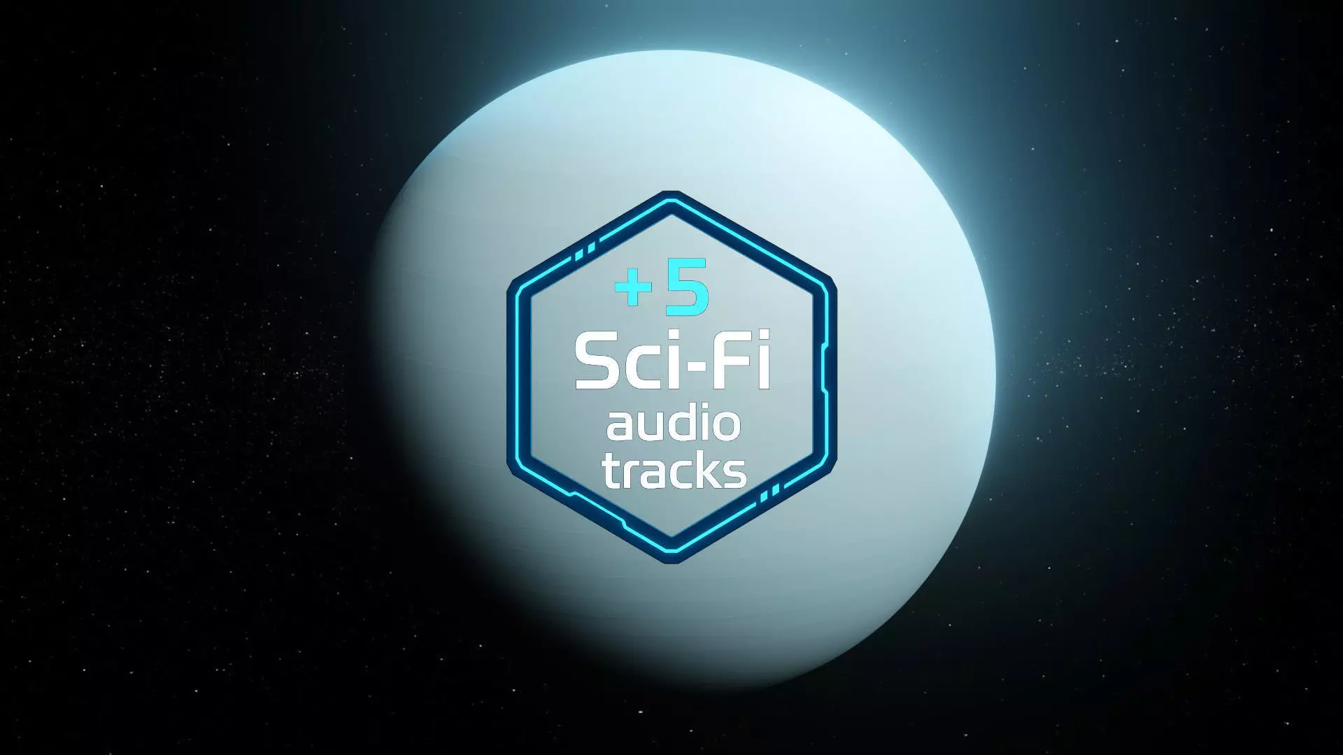Photorealistic Uranus High-Res Textures and Sci-Fi Music Pack Low-poly 3D model_0