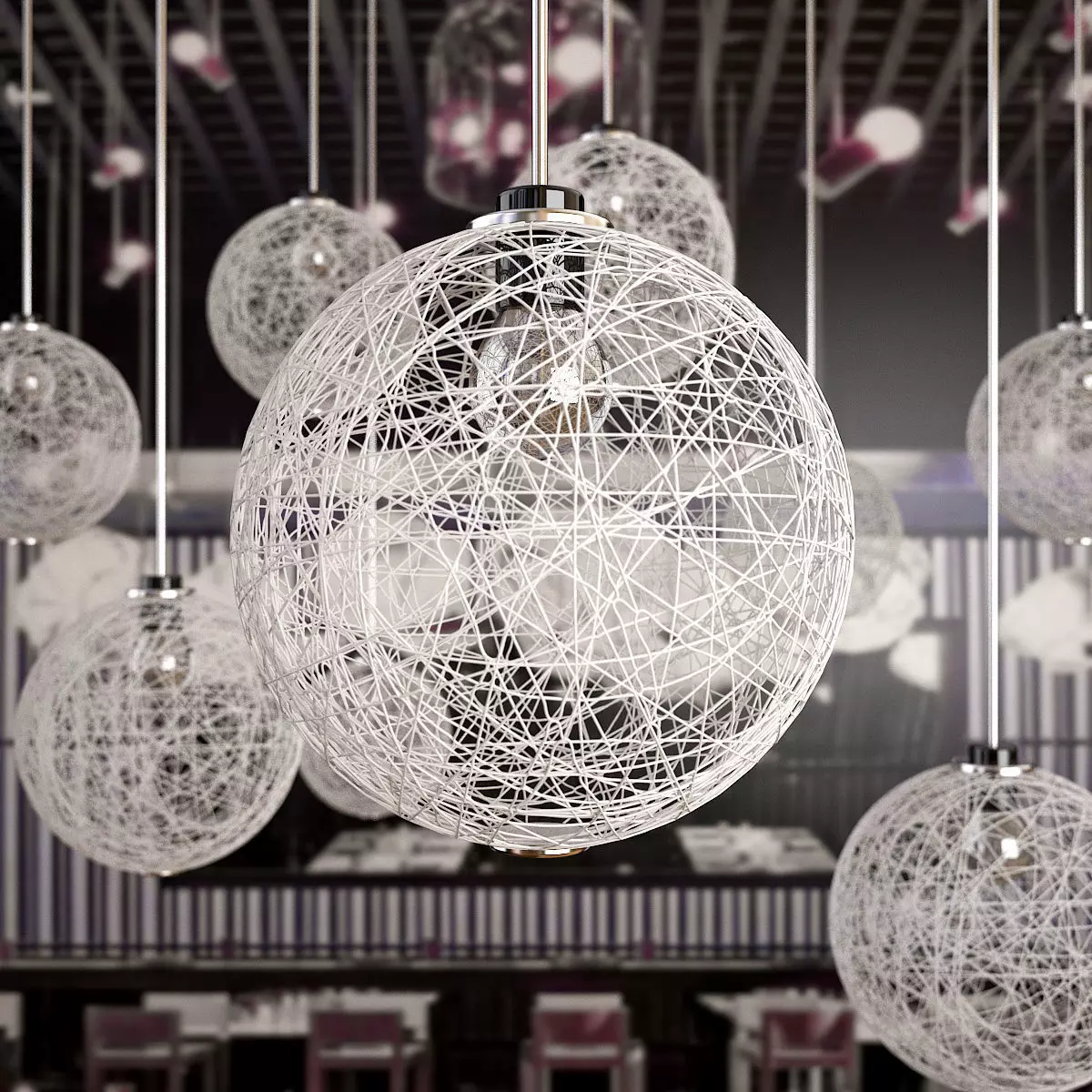 Thread light 3D model_0