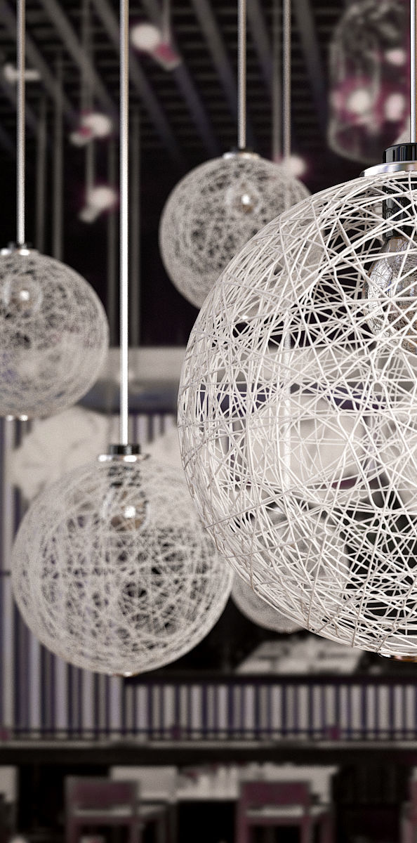 Thread light 3D model_1