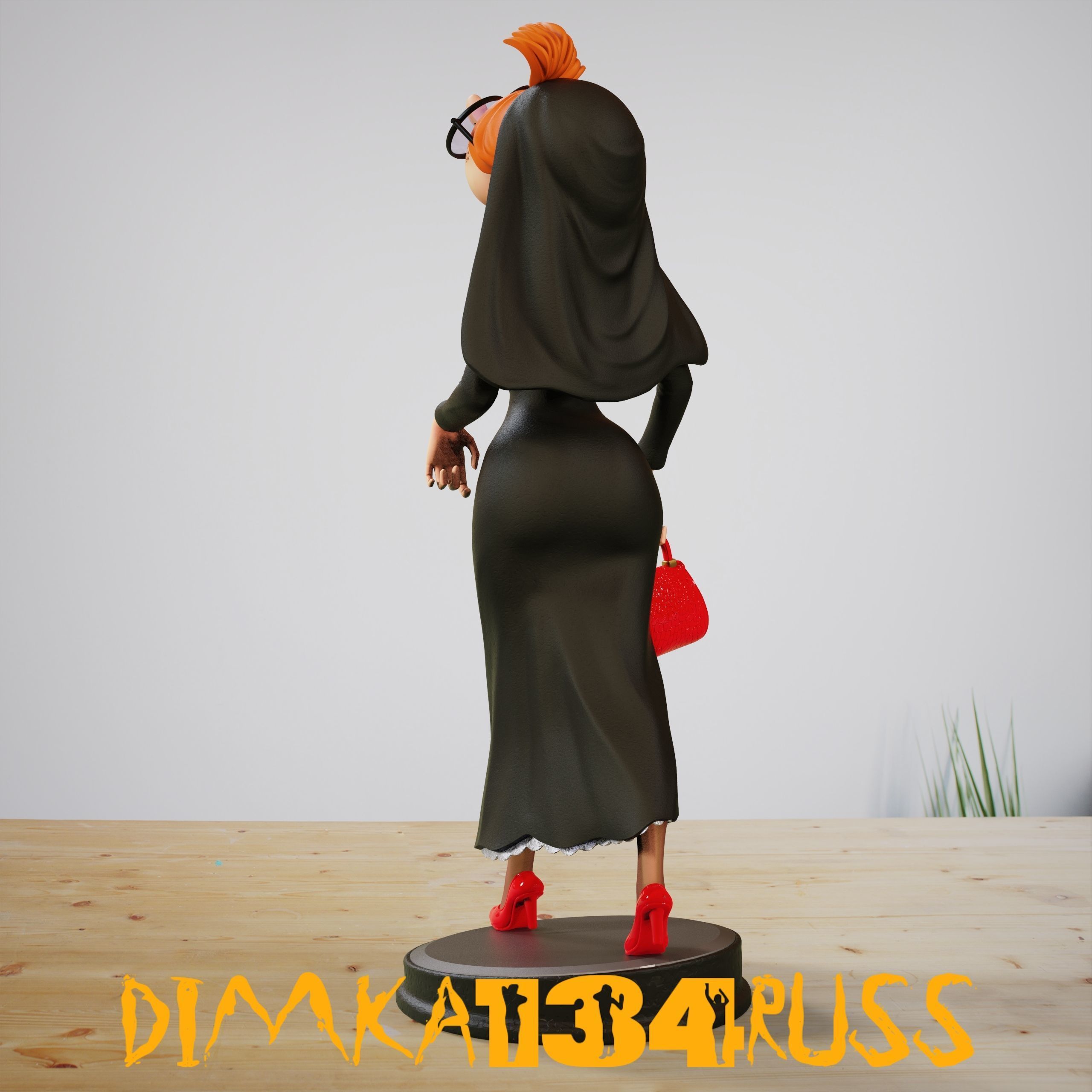 Miss Jeanne 3D print model_25