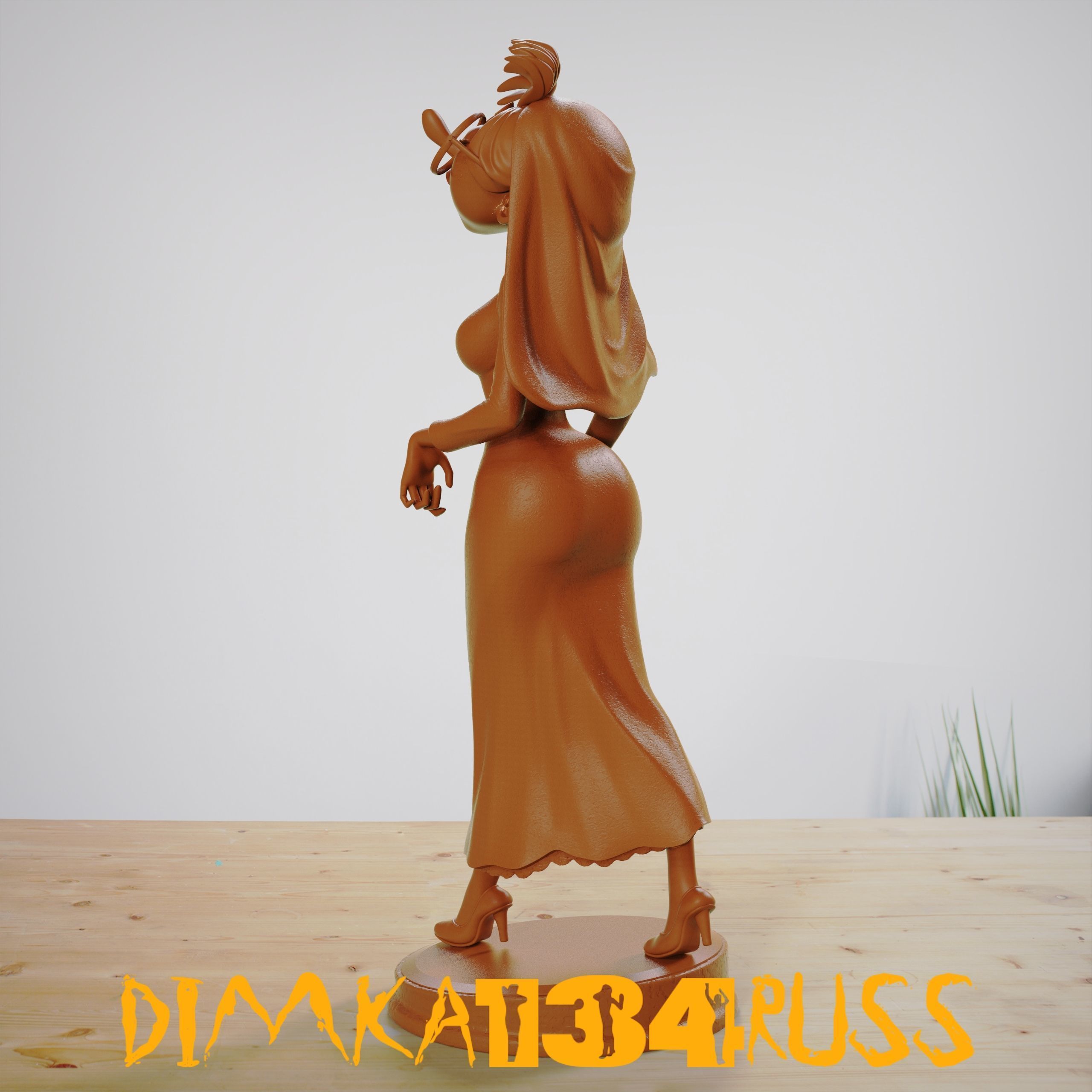 Miss Jeanne 3D print model_23